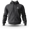 Felpa Eurosup con cappuccio full zip - Logo ricamato lato cuore